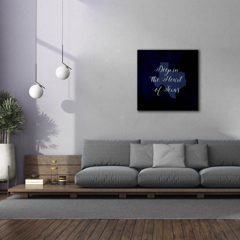 'Deep In Texas' by Art Licensing Studio Canvas Wall Art