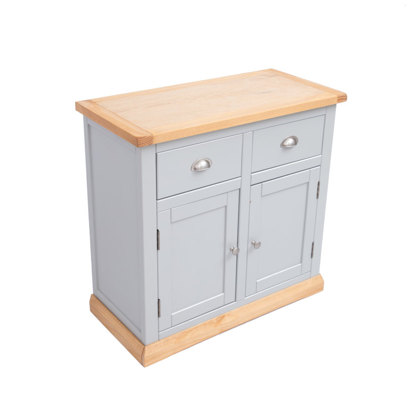 2+2 Sideboard, Grey/Silver/Brown