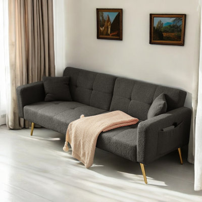 3 Seater Fabric Sofa Bed