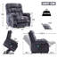 Medfield 91cm Wide Standard Recliner with Massager
