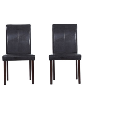 Cornejo 39'' H Genuine Leather Upholstered Side Chair