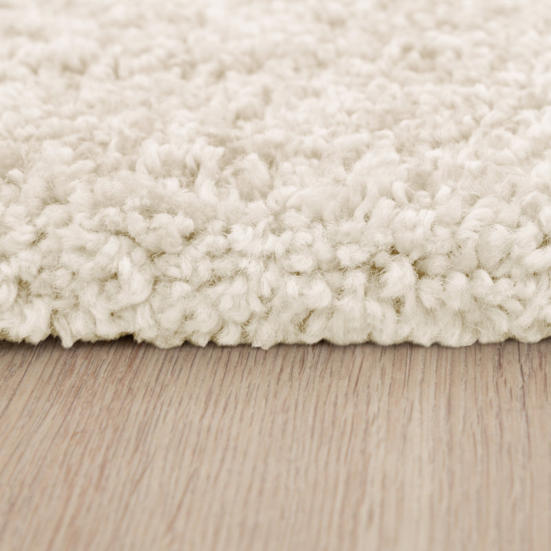 Jayma Uniform Color Shag Area Rug, Rectangle 140 x 200cm