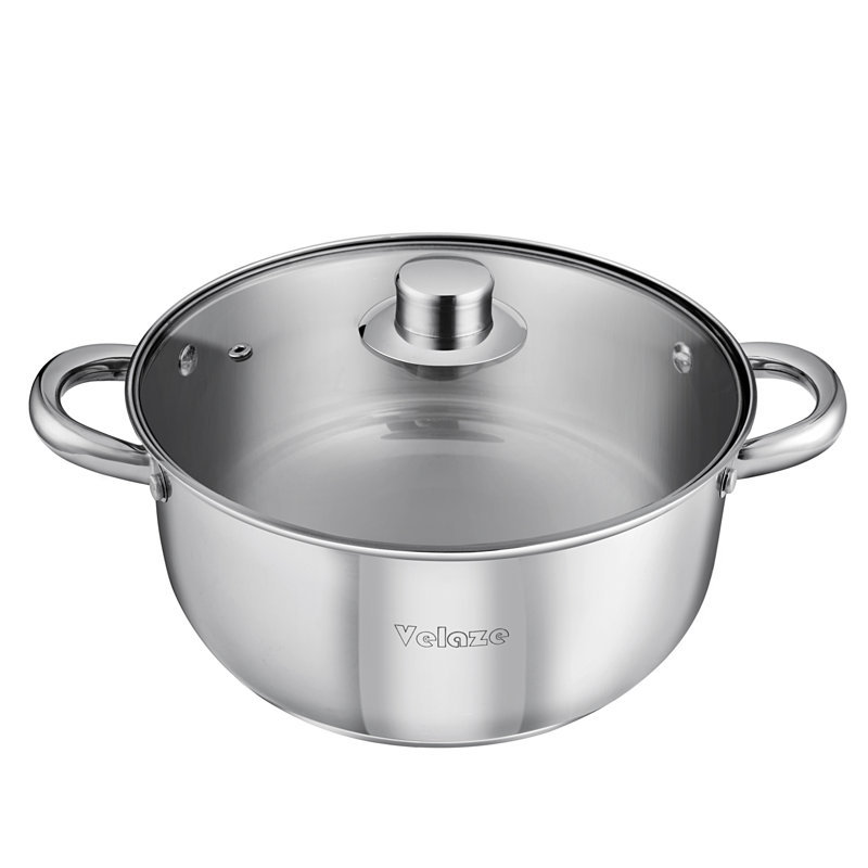 Velaze Motti 12 Piece Stainless Steel Cookware Set