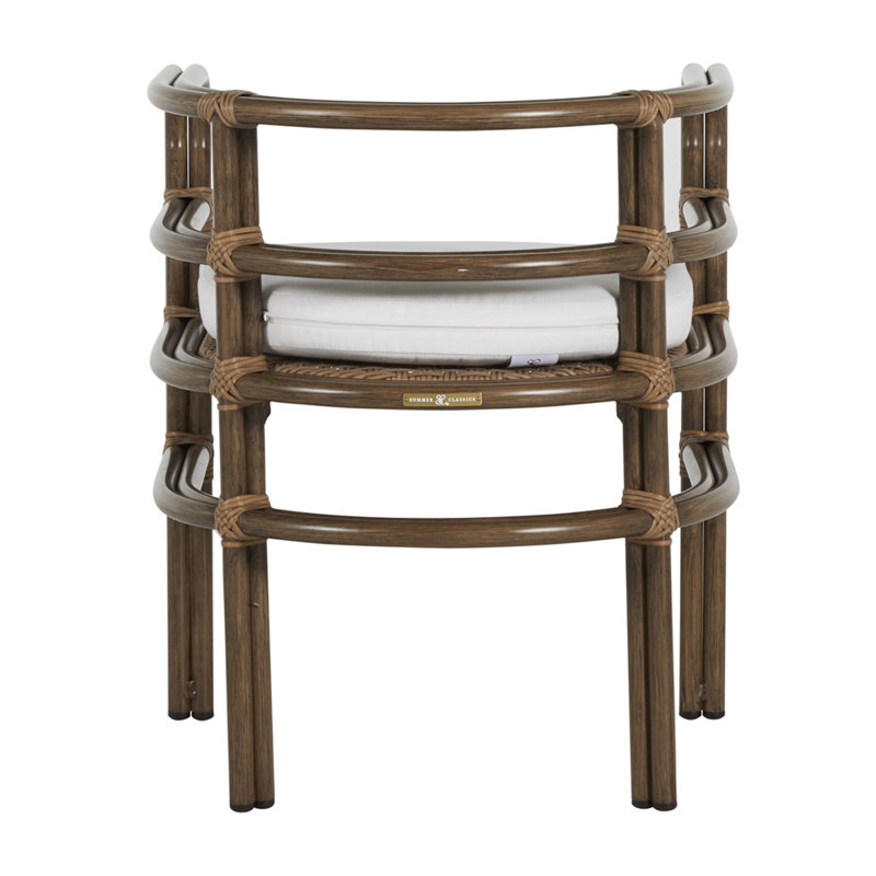 Malibu Arm Chair, No Welt, Bali Pearl