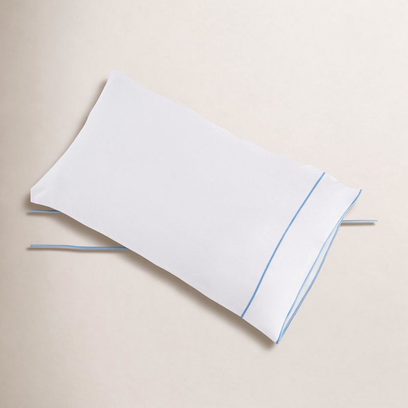 Evanston PCASE PAIR, Queen Pillowcase, Blue