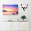 Malaga Coastline At Sunset In Abstract - Wrapped Canvas-55310837