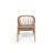 Modern 5-Piece Dining Table & Chairs Set, Natural Color, 67.0 x 29.5 x 35.4 inches | 100% Beech Coated MDF with 100% Linen Upholstered Chairs, Sleek Scandinavian Design | Perfect for Contemporary Dining Spaces