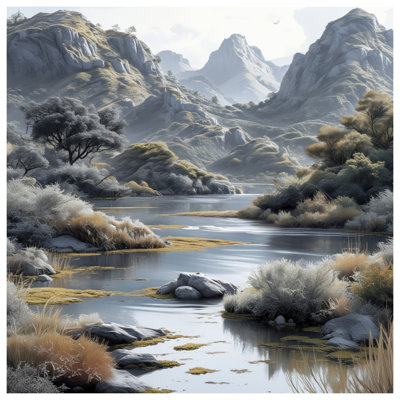 Housses de couette Mountain River Landscape