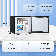 Portable 1.2 Cubic Feet  Upright Freezer with Adjustable Temperature Controls