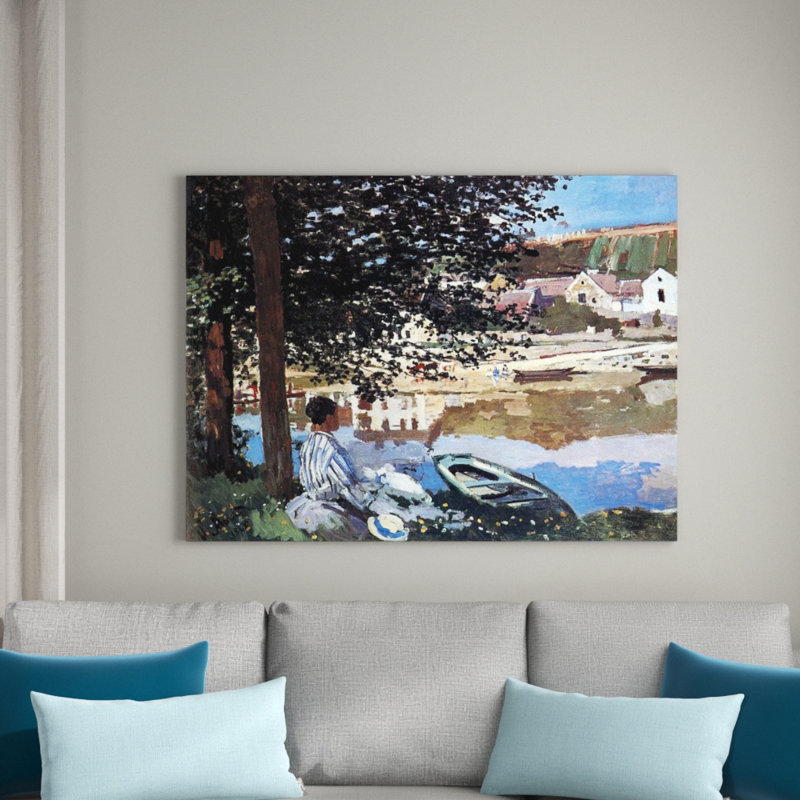 Claude Monet - Wrapped Canvas Painting, 60cm H x 80cm W x 1.8cm D