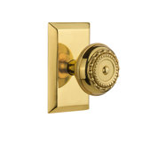 Studio Plate with Meadows Door Knob