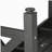 Outdoor Bench Patio Bench 44.5 inch Weatherproof Plastic 600 lbs Black