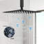 Pomme de douche à pluie fixe 2,0 GPM GPM-88593992