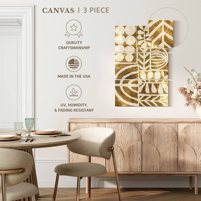 Avery Botanic Print Beige, 32" H x 20" W