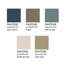 Tapis bleu marine / brun / beige en laine touffeté à la main Arden-1441691447