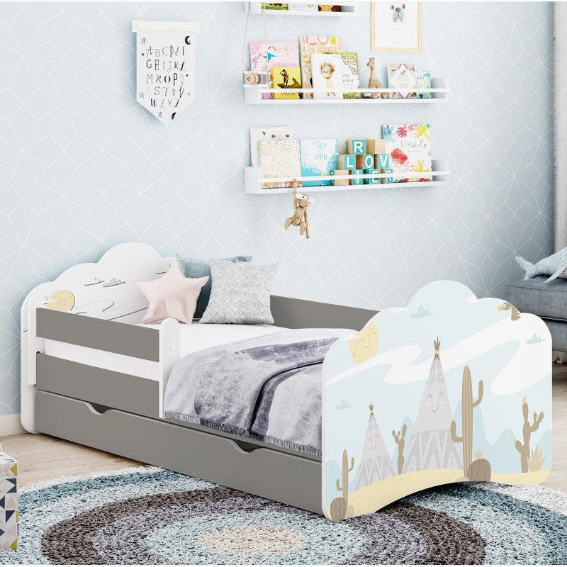 Quickep Cabin Bed Themed Beds, Cot Bed / Toddler, Dark Grey
