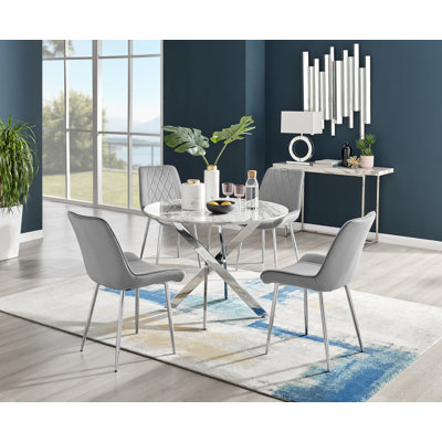 Eubanks 4 - Person Dining Set
