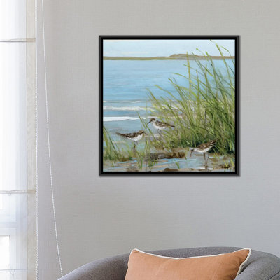 Reproduction sur toile tendue, «Afprès on the Shore III» par Sally Swatland
