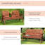 Banc de jardin en bois Winamac