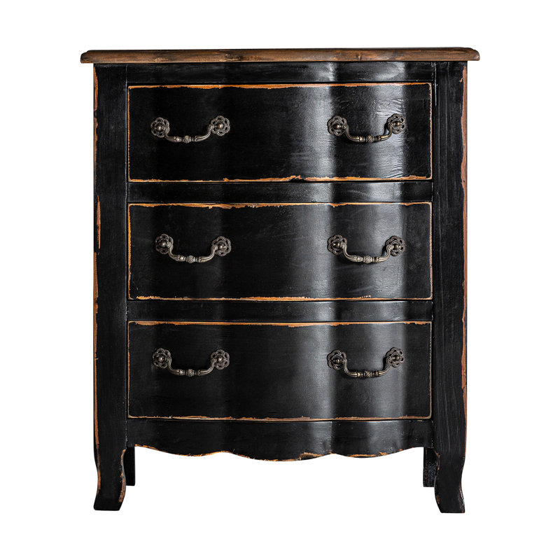Moncayo 152.4cm W Solid Wood Bedside Table