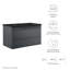 Meuble-lavabo mural 36 po Modway Render-418778868