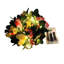 Guirlande de roses en rotin rose-432822824