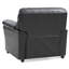 Chaise d'appoint moderne noire pour tout espace