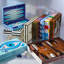 Zebra Backgammon Set