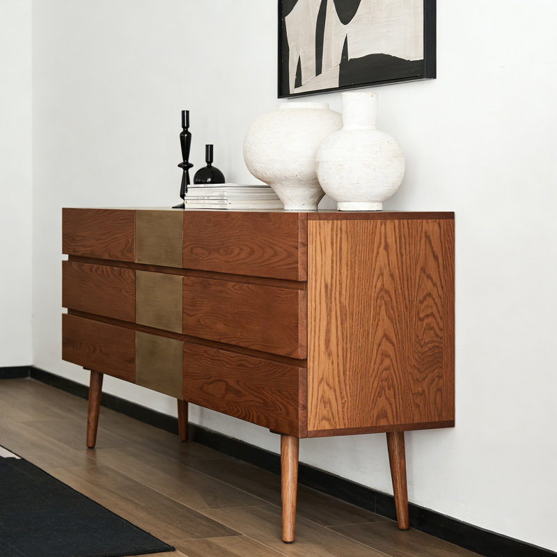 Buffet Italian Light Luxury, Brun