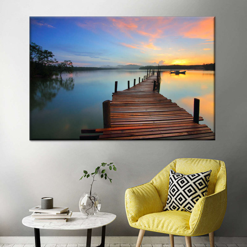 " Lake Michigan Canvas Print ", 8" H x 12" W x 1" D