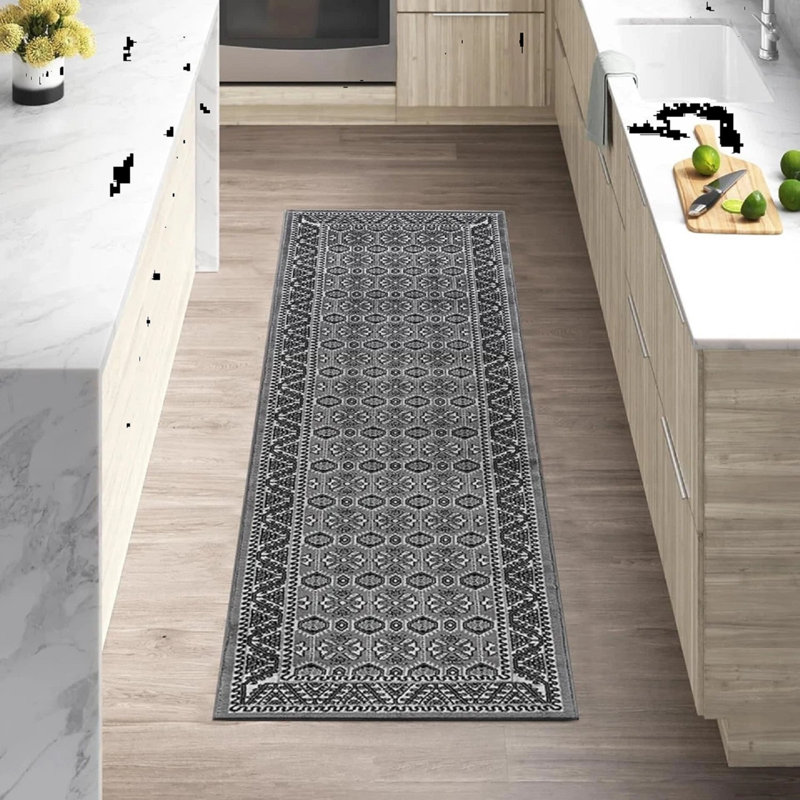 Floral Flokati, Rectangle 80 x 300 cm