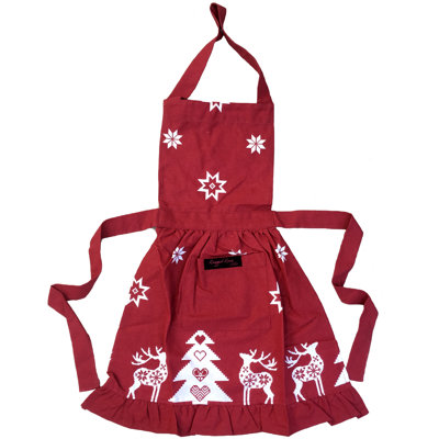 Christmas Animal Print Childrens Apron