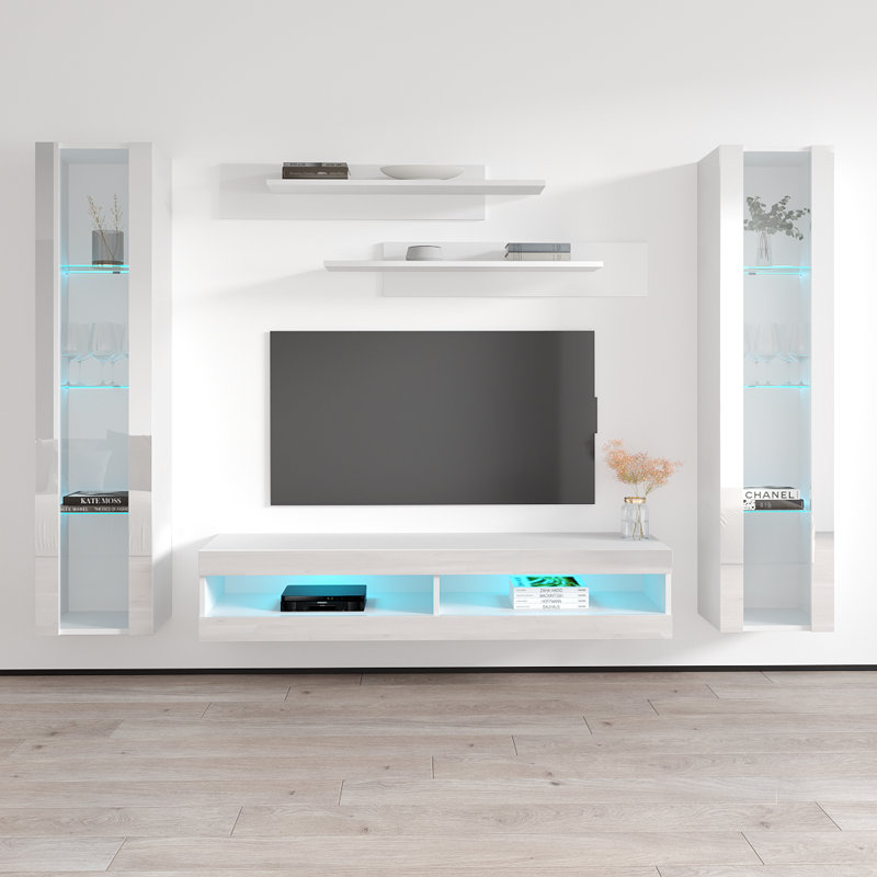 Meuble audio-vidéo Fly, Blanc