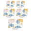 Murale pelez et collez de qualité supérieure - motif floral abstrait-1854790250