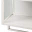 Armoire murale moderne 23,62 po à deux portes avec rangement fermé à deux niveaux