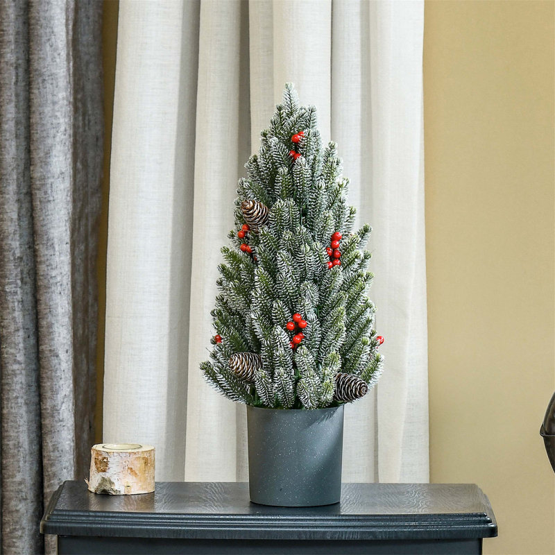 Regular (Full) Artificial Christmas Tree with White Needles