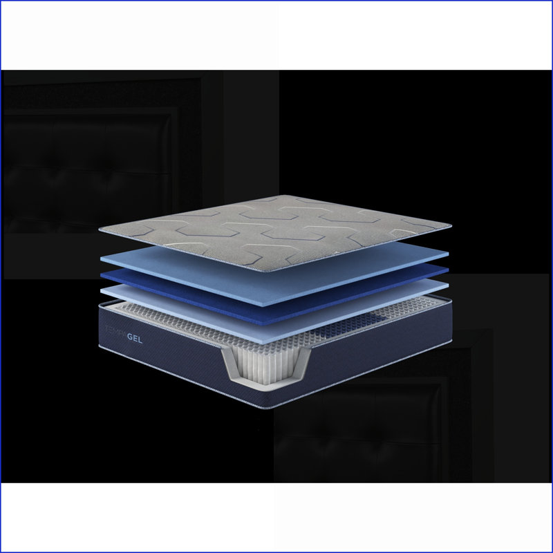King Size Restonic TempaGel ChillRest Lux Firm Mattress with Dual Cooling &amp; Pressure Relief for Master Bedroom, King