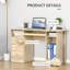Bureau d'ordinateur avec rangement Homcom-70690210