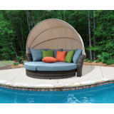 Linton 80'' Polyethylene (PE) Wicker Outdoor Patio Daybed