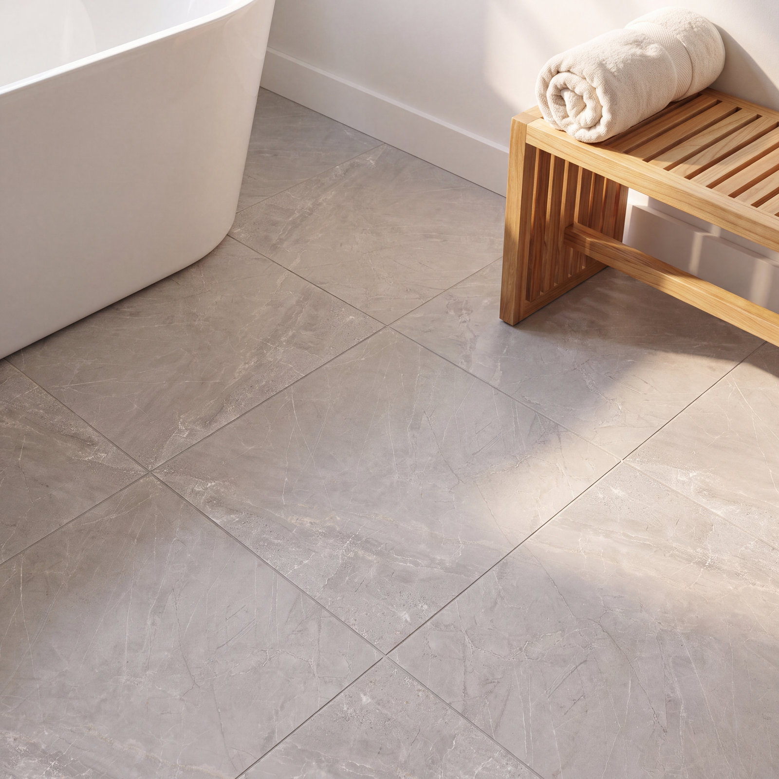 ALC 24" x 24" Matte Tile, Iron