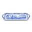 Pimpernel Blue Italian Large Melamine Hndld Tray 18.9 X11.6"