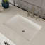 Meuble-lavabo double en porcelaine encastrable l 84 po x P 22 po Detwiler-2070705754-2070705757