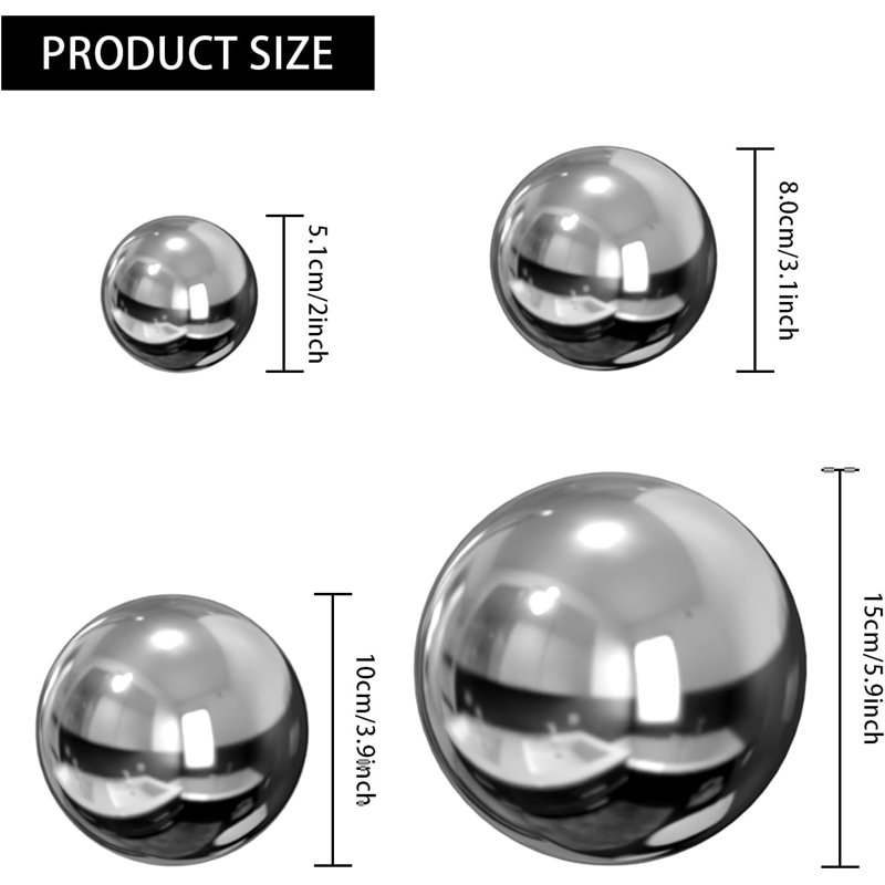 Stainless steel decorative ball