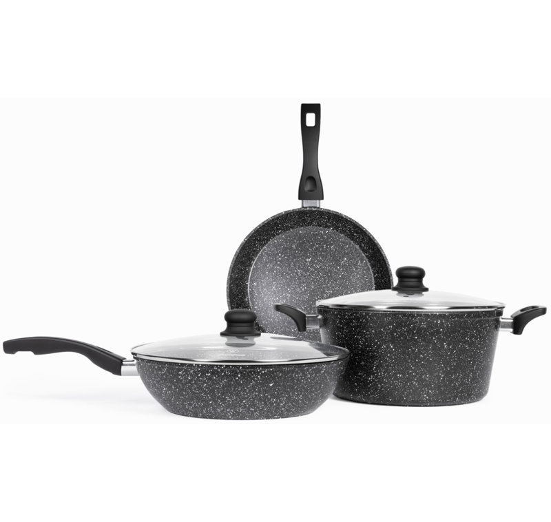 5 - Piece Non-Stick Aluminum Cookware Set