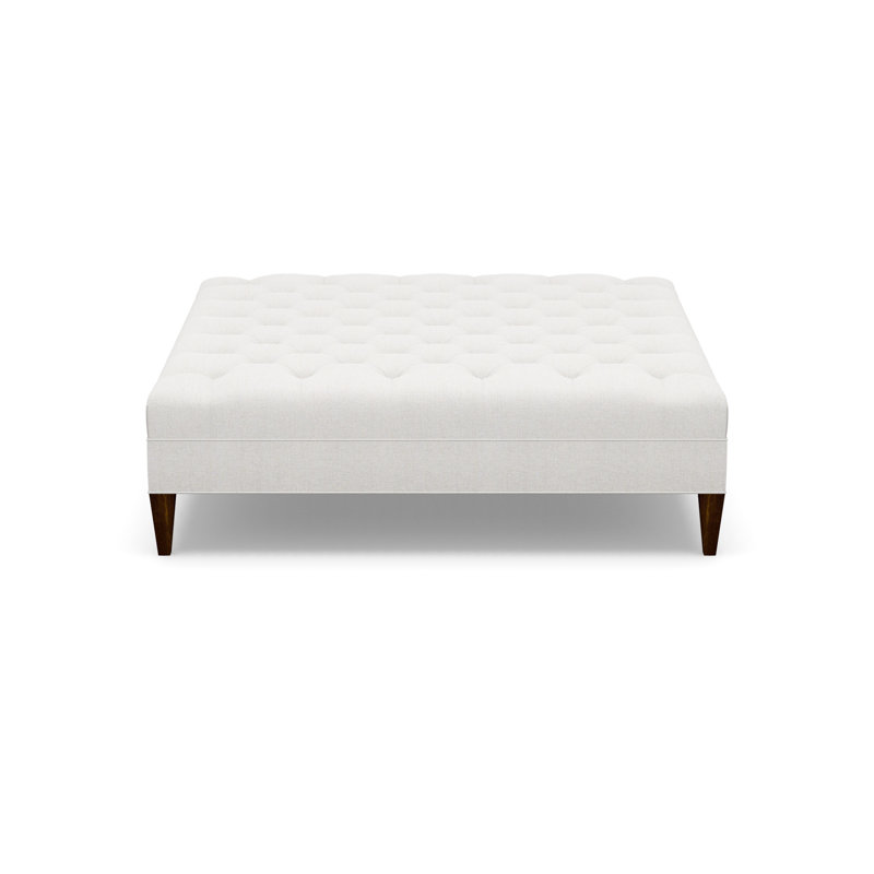 Square Ottoman, Walnut, 3906-73