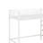 Twin Size Metal Loft Bed With Shelf-937421957