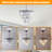7 - Light Crystal,Metal Dimmable Tiered Chandelier-309487471