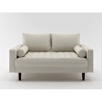 Goodwyn 57.87'' Faux Leather Loveseat