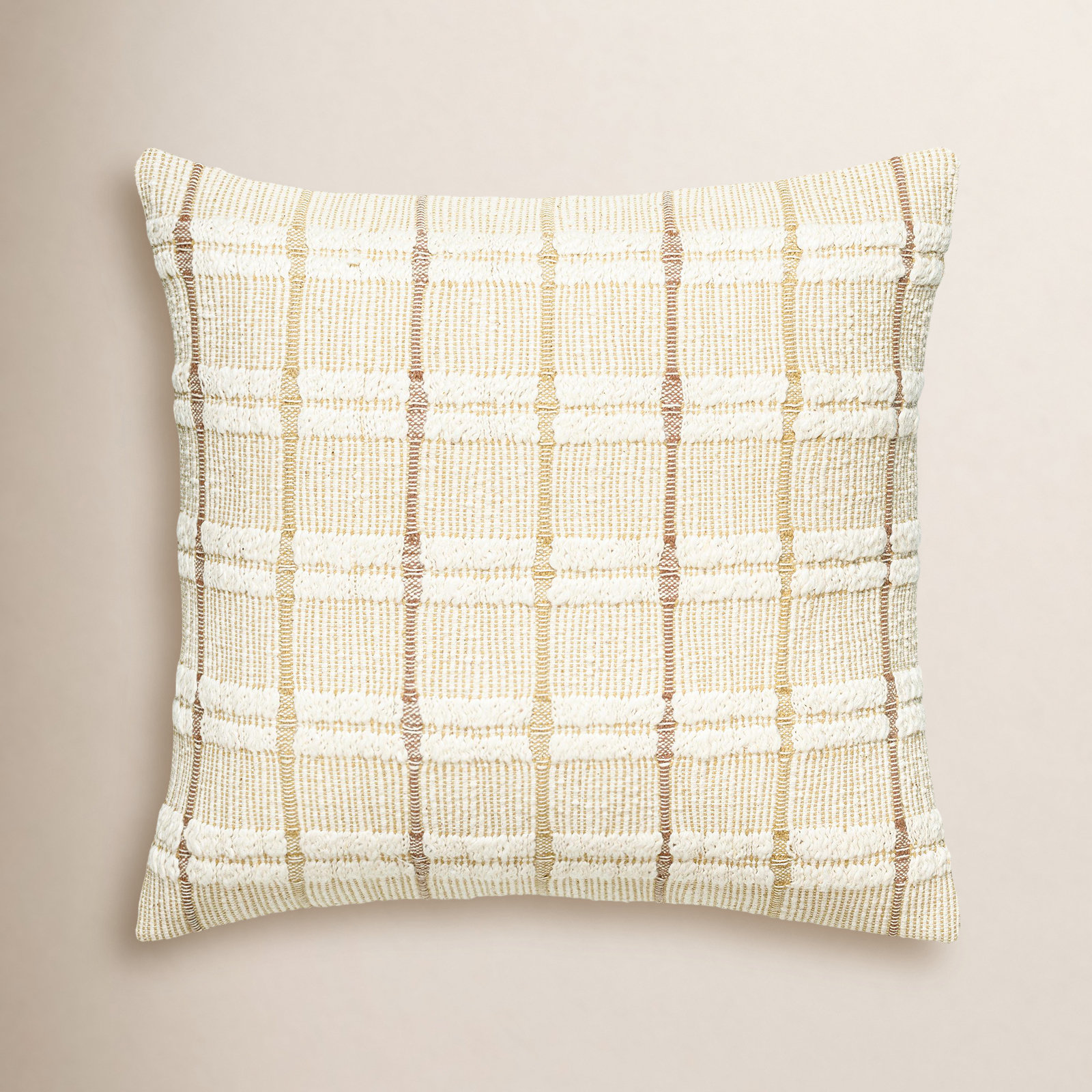 Gayla Geometric Cotton Pillow Cover, 20" x 20"