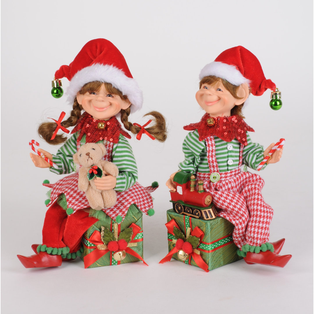 Elf Figurines and Collectibles (Set of 2) Karen Didion Originals